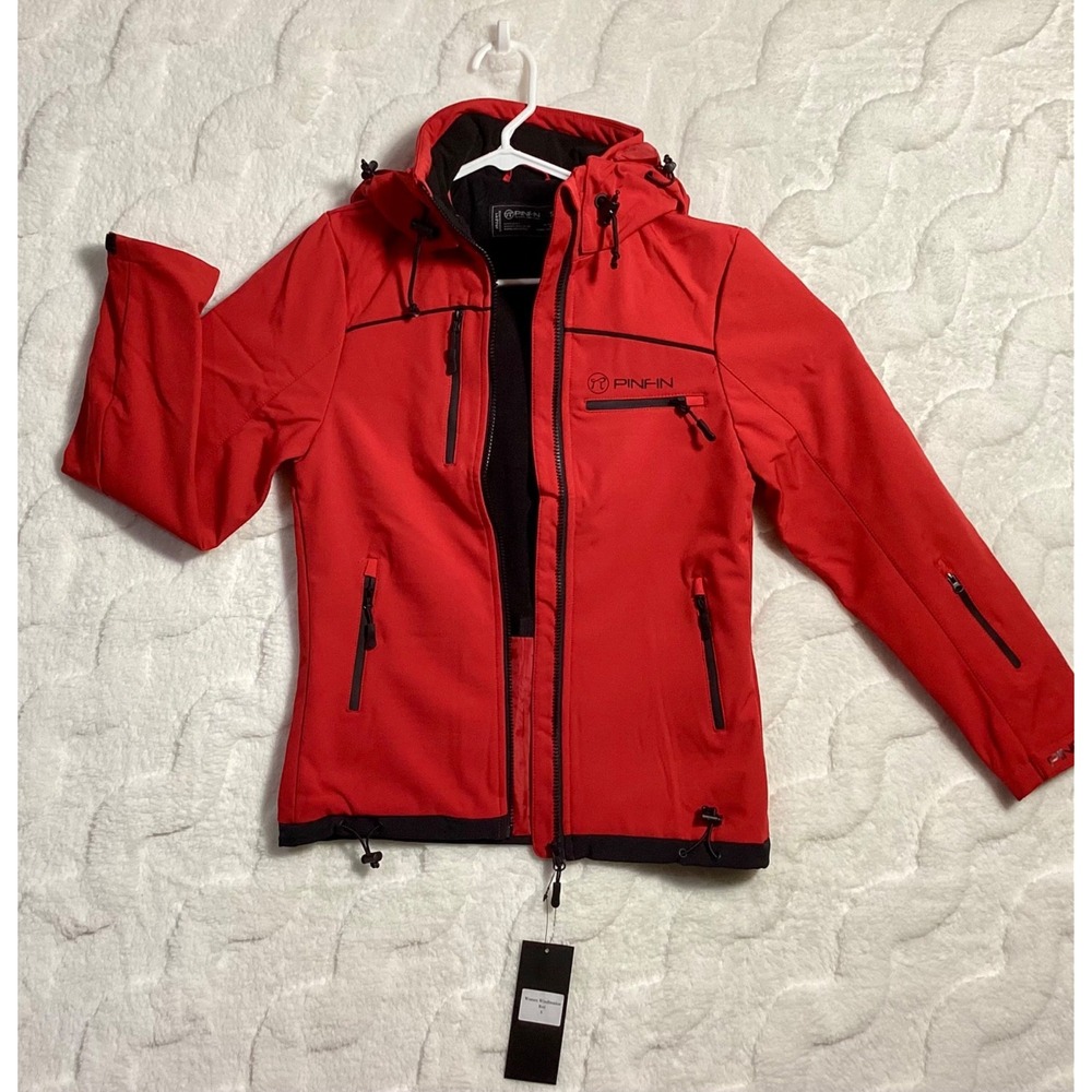Woman's Pinfin Windbreaker Size Small Black NWT $200 Retail Designed In The USA!